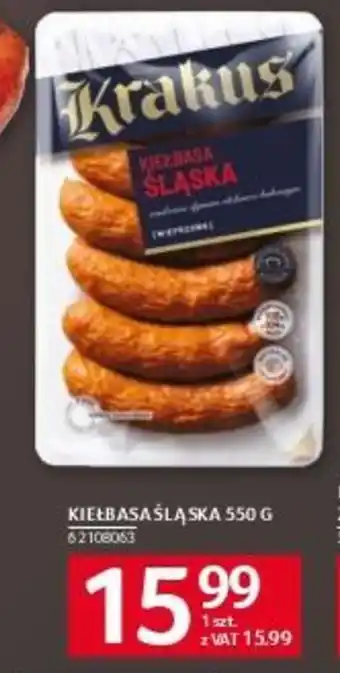 Selgros KIEŁBASA ŚLĄSKA 550 G oferta