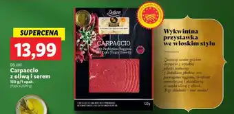 Lidl Carpaccio z oliwą i serem 120 g oferta