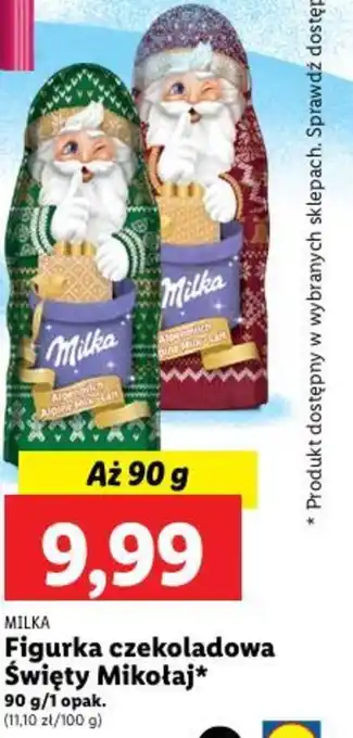 Lidl Figurka czekoladowa Święty Mikołaj 90 g oferta