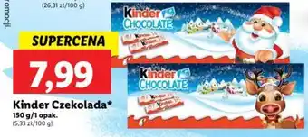 Lidl Kinder Czekolada 150 g oferta
