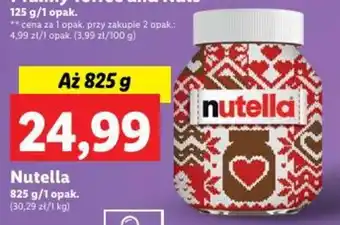 Lidl Nutella 825 g oferta