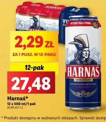 Lidl Harnaś 12 x 500 ml oferta