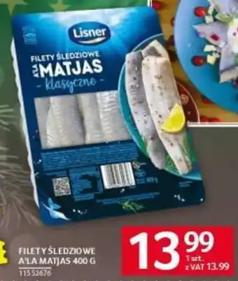 Selgros FILETY ŚLEDZIOWE A'LA MATJAS 400 G oferta