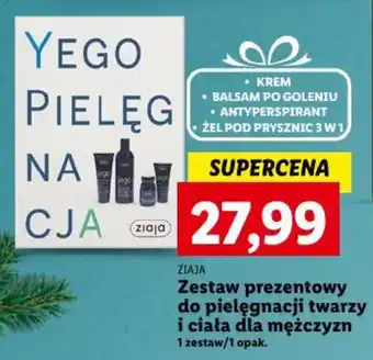 Lidl Zestaw prezentowy do pielęgnacji twarzy i ciała dla mężczyzn oferta