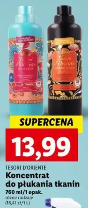 Lidl Koncentrat do płukania tkanin 760 ml oferta