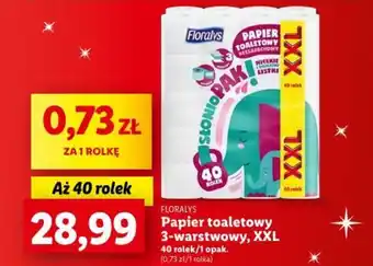Lidl Papier toaletowy 3-warstwowy, XXL oferta