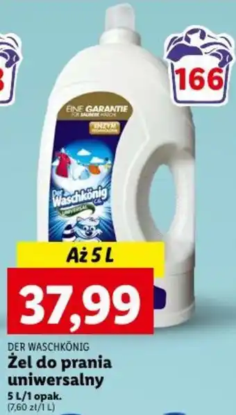 Lidl Żel do prania uniwersalny 5 L oferta