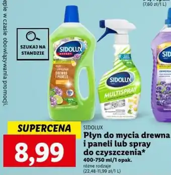 Lidl Płyn do mycia drewna i paneli lub spray do czyszczenia 400-750 ml oferta