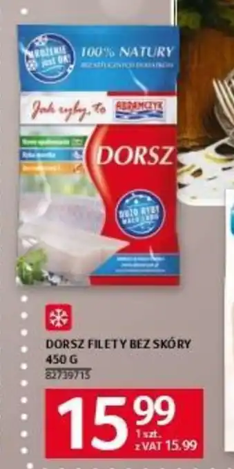 Selgros DORSZ FILETY BEZ SKÓRY 450 G oferta