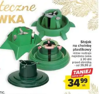 Stojak na choinkę plastikowy