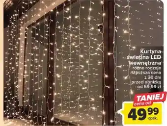 Carrefour Kurtyna świetlna LED wewnętrzna oferta
