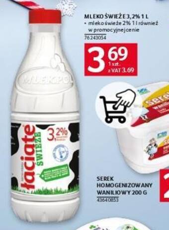 Selgros MLEKO ŚWIEŻE 3,2 % 1L oferta