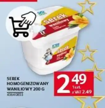 Selgros SEREK HOMOGENIZOWANY WANILIOWY 200 G oferta