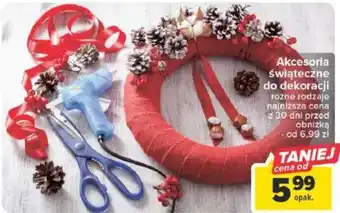 Carrefour Akcesoria świąteczne do dekoracji oferta