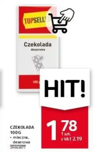 Selgros CZEKOLADA 100G oferta