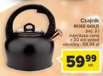 Carrefour Czajnik ROSE GOLD oferta