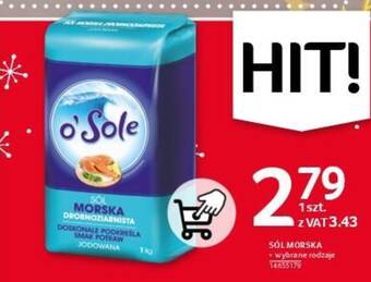 Selgros SÓL MORSKA 1kg oferta
