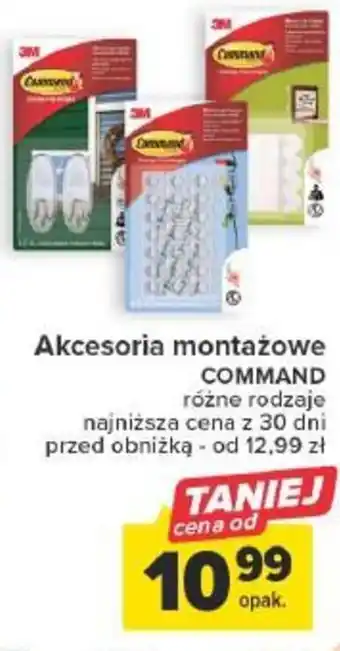Carrefour Akcesoria montażowe COMMAND oferta
