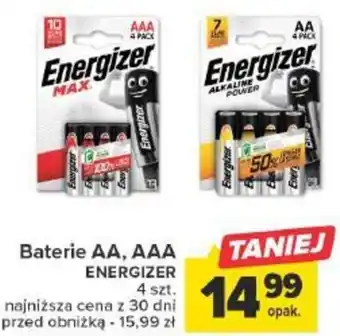 Carrefour Baterie AA, AAA ENERGIZER oferta