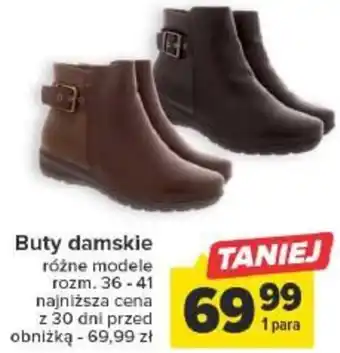 Carrefour Buty damskie oferta