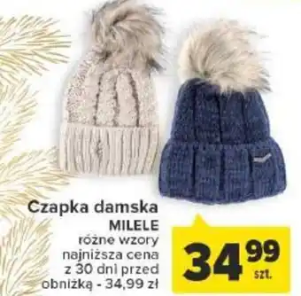 Carrefour Czapka damska MILELE oferta