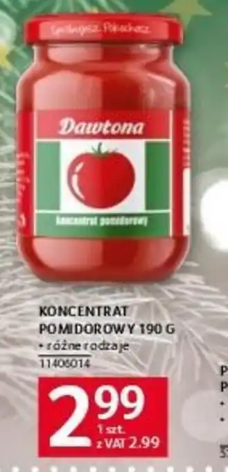 Selgros KONCENTRAT POMIDOROWY 190 G oferta