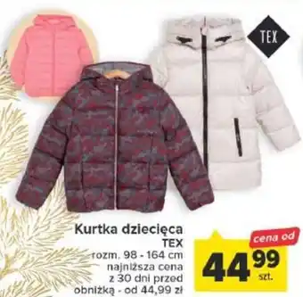 Carrefour Kurtka dziecięca TEX oferta