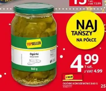 Selgros OGÓRKI KONSERWOWE 860 G oferta