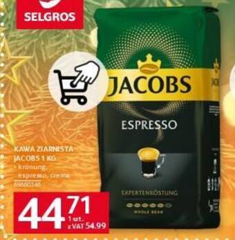 Selgros KAWA ZIARNISTA JACOBS 1 KG oferta