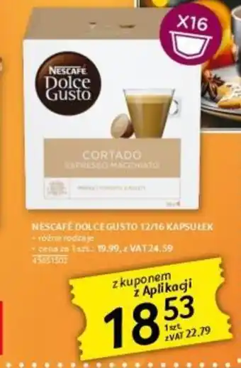 Selgros NESCAFÉ DOLCE GUSTO 12/16 KAPSUŁEK oferta