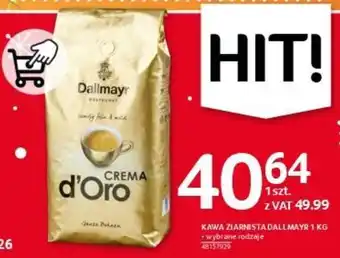 Selgros KAWA ZIARNISTA DALLMAYR 1 KG oferta
