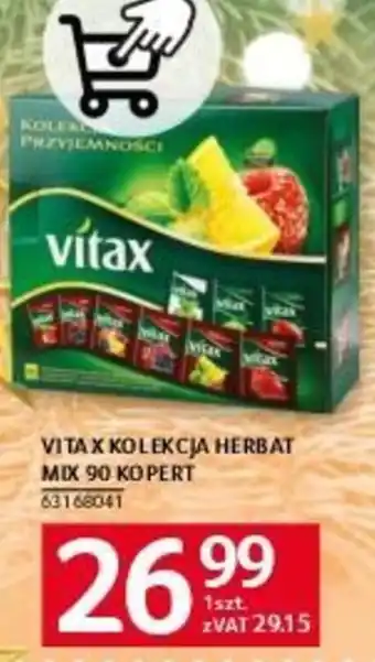 Selgros VITAX KOLEKCJA HERBAT MIX 90 KOPERT oferta