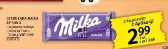Selgros CZEKOLADA MILKA 87-100 G oferta
