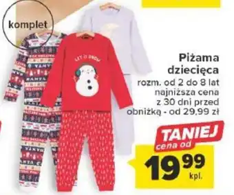 Carrefour Piżama dziecięca oferta