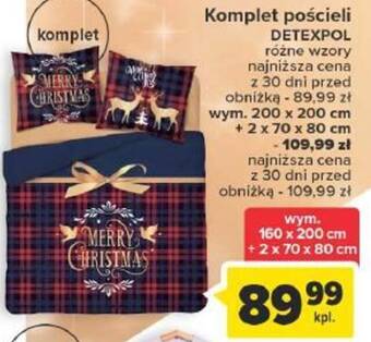 Carrefour Komplet pościeli DETEXPOL oferta