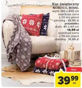 Carrefour Koc świąteczny NORDICO, NOVEL oferta
