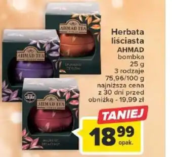 Carrefour Herbata liściasta AHMAD oferta