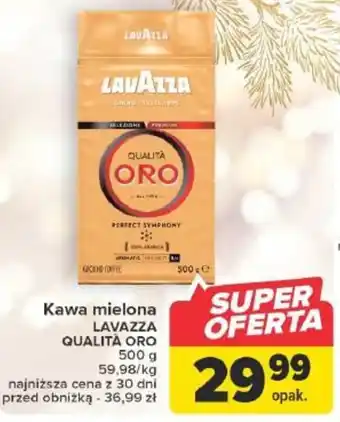 Carrefour Kawa mielona LAVAZZA QUALITÀ ORO 500 g oferta