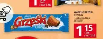 Selgros WAFEL GRZEŚKI 33/36 G oferta