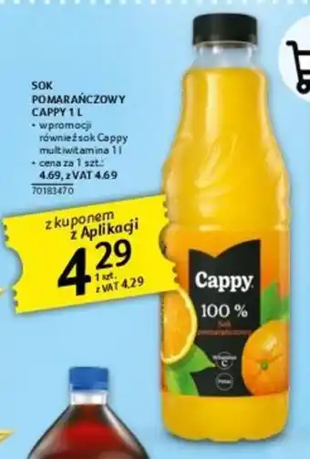 Selgros Sok POMARAŃCZOWY CAPPY 1 L oferta