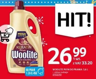 Selgros WOOLITE PŁYN DO PRANIA 3,6 L oferta