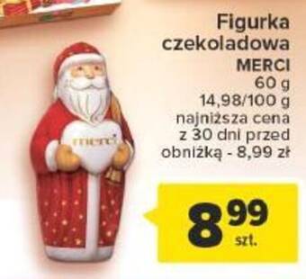 Carrefour Figurka czekoladowa MERCI oferta