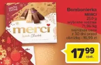 Carrefour Bombonierka MERCI 250 g oferta
