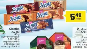 Carrefour Ciastka JEŻYKI oferta