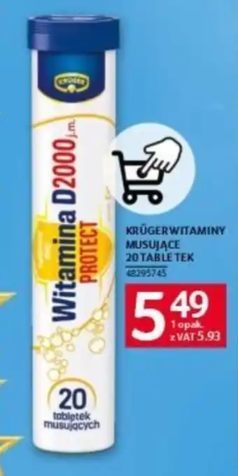 Selgros KRÜGER WITAMINY MUSUJĄCE 20 TABLETEK oferta