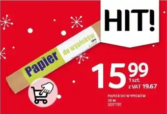 Selgros PAPIER DO WYPIEKÓW 50 M oferta