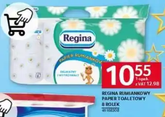 Selgros REGINA RUMIANKOWY PAPIER TOALETOWY 8 ROLEK oferta