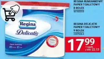 Selgros REGINA DELICATIS PAPIER TOALETOWY 9 ROLEK oferta
