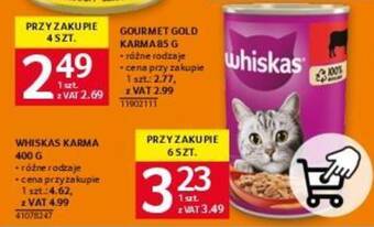 Selgros WHISKAS KARMA 400 G oferta