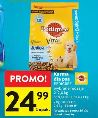 Intermarche Karma dla psa Pedigree 2-2,6kg oferta
